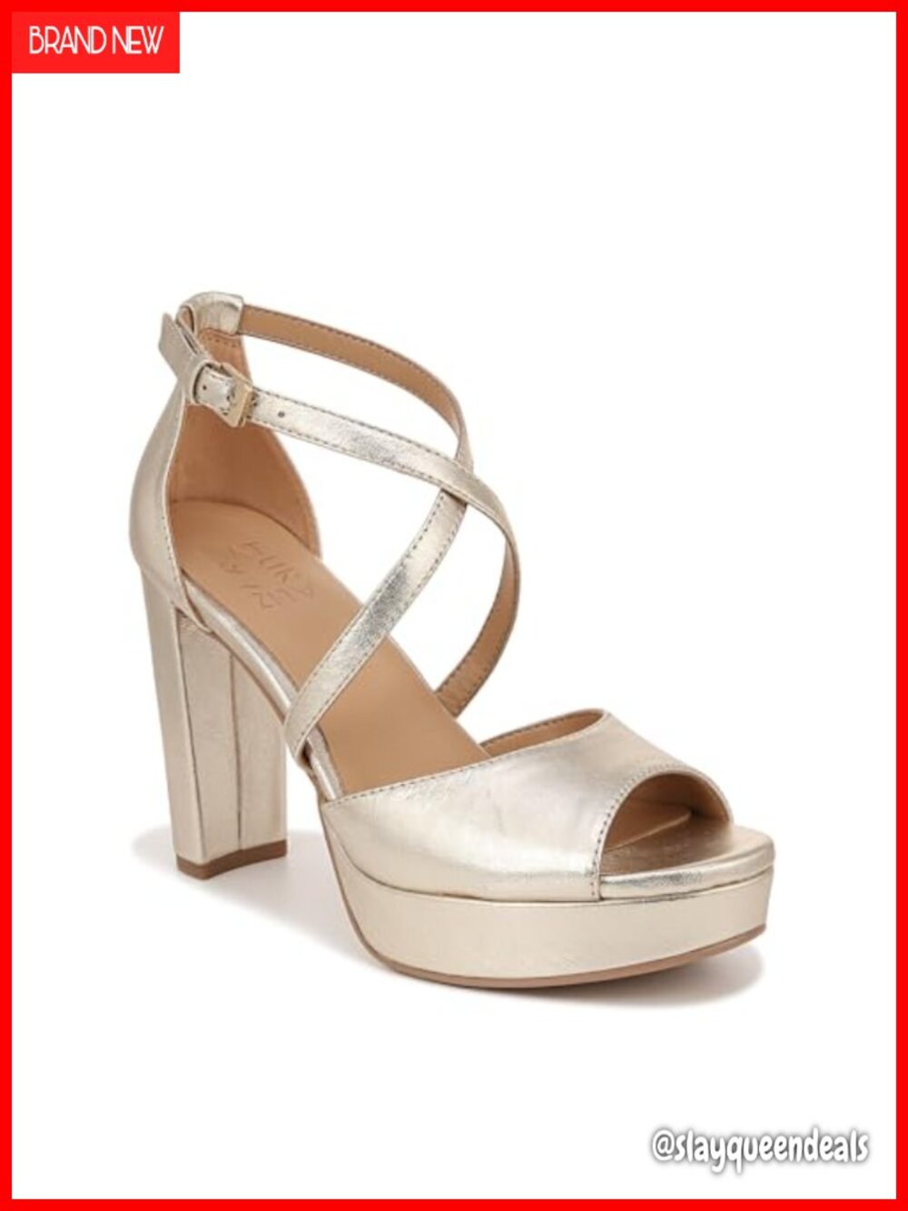 Platform Peep Toe Strappy Heeled Dress Sandal Leather Block Heel